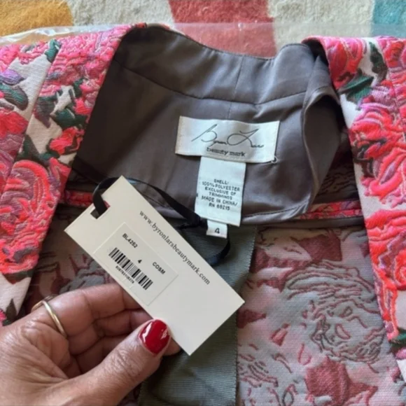 Byron Lars Floral Bolero Jacket - Picture 3 of 5